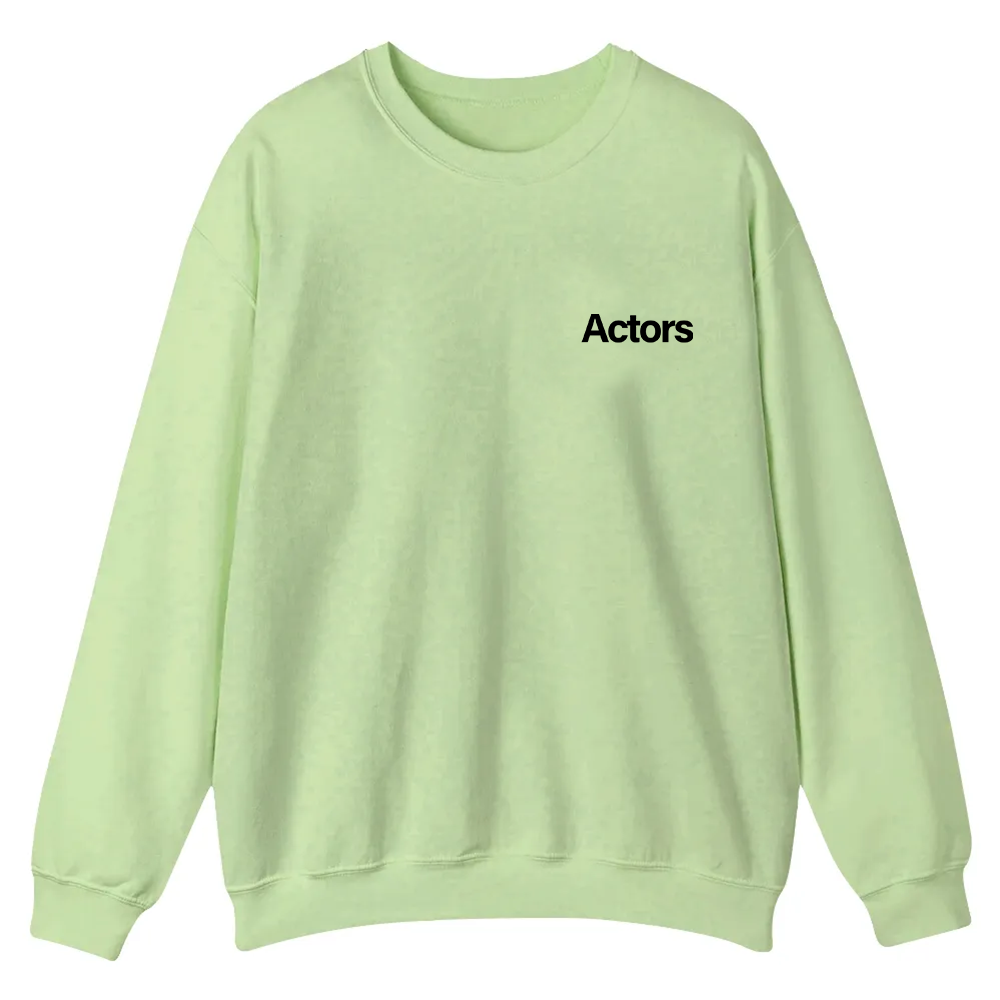 Actors Casual Crewneck Sweatshirt wearishow wearishow