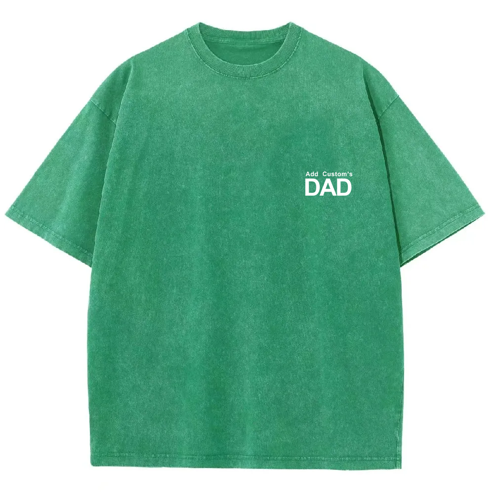 DAD Custom Unisex Fit Washed T-Shirt