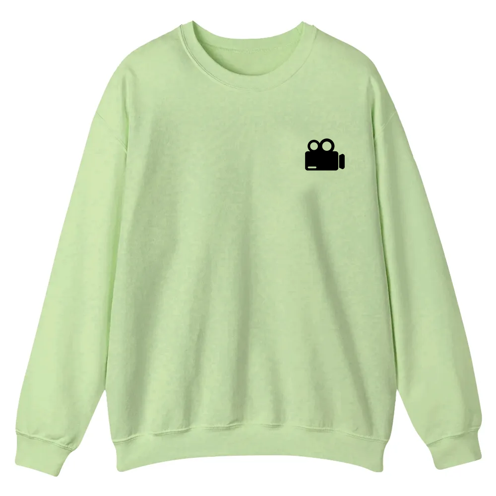 Videographer Casual Crewneck Sweatshirt wearishow wearishow