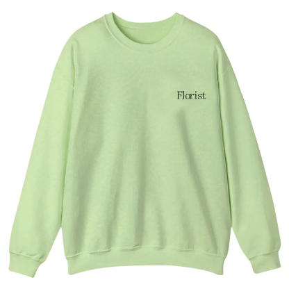 Florist Casual Crewneck Sweatshirt wearishow