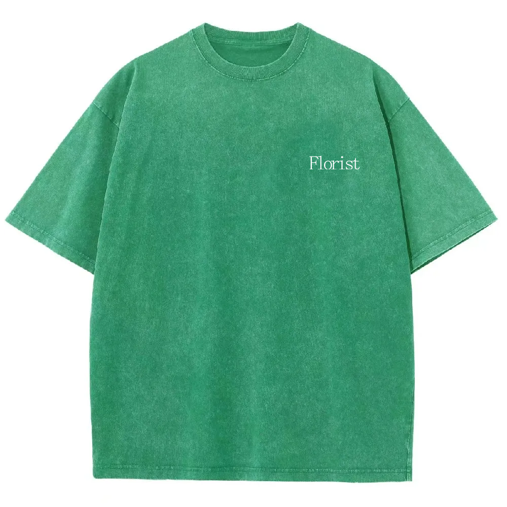 Florist Unisex Fit Washed T-Shirt