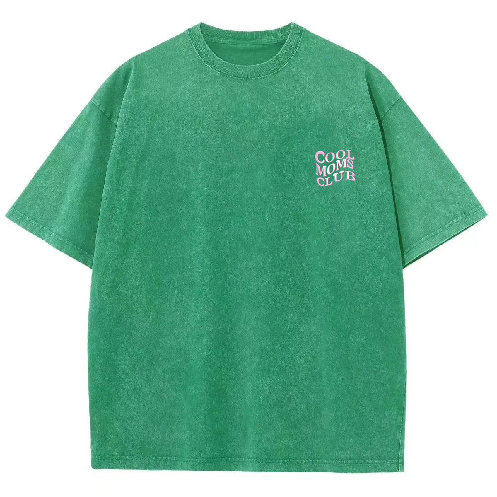 Cool Moms Club Snowflake Vintage Washed T-Shirt