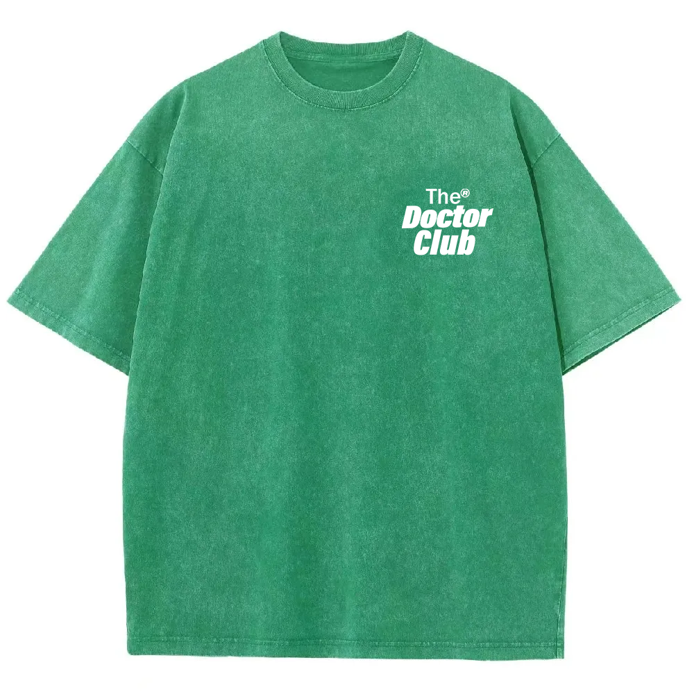 The Doctor Club Unisex Fit Washed T-Shirt