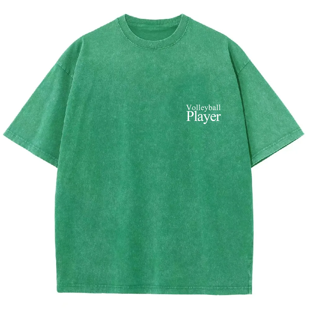 Volleyball Player Unisex Fit Washed T-Shirt