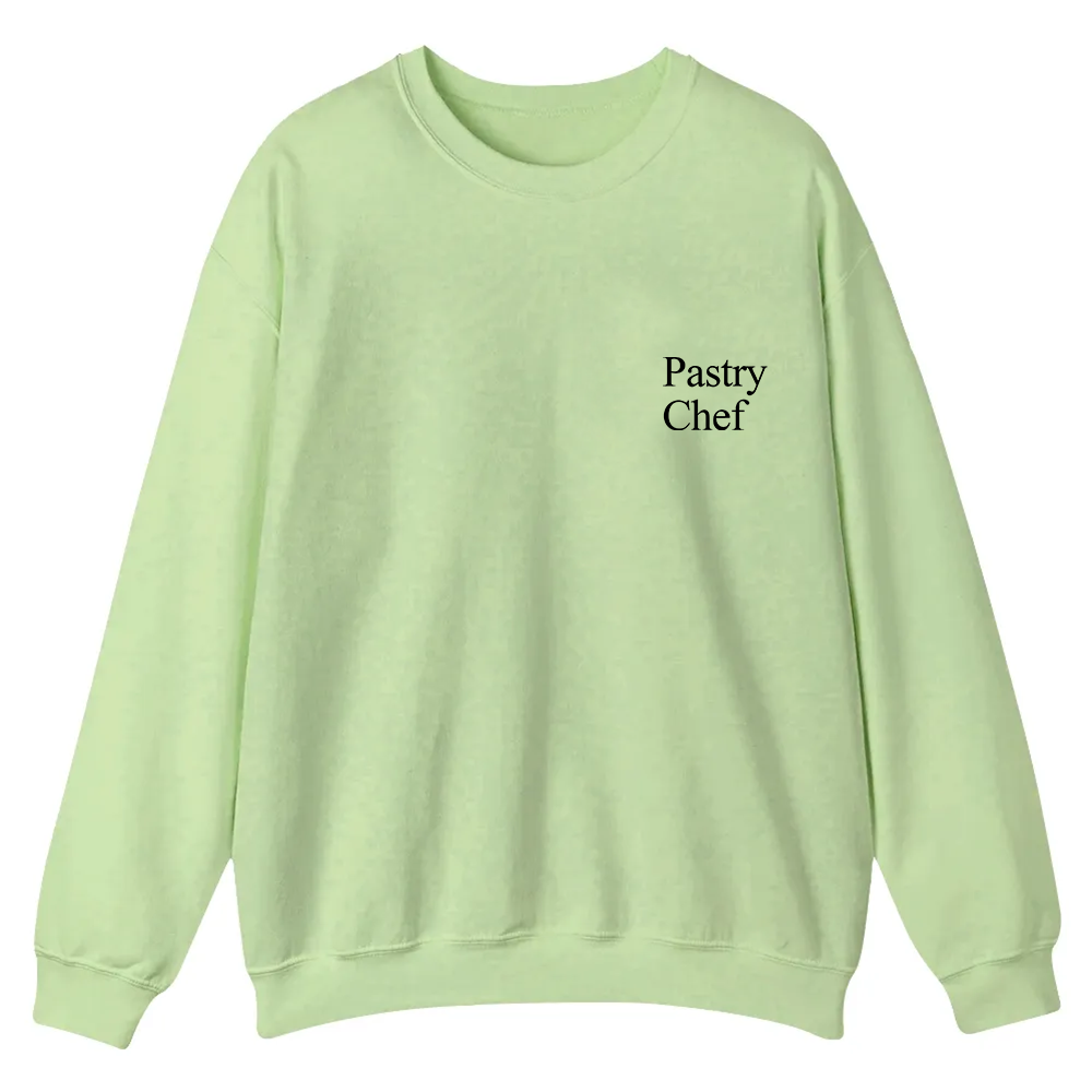 Pastry Chef Casual Crewneck Sweatshirt wearishow