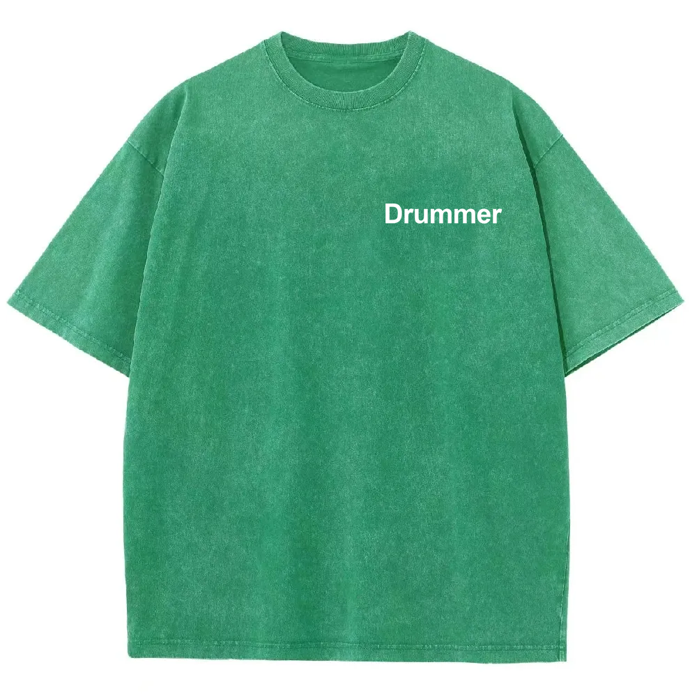 Drummer Unisex Fit Washed T-Shirt