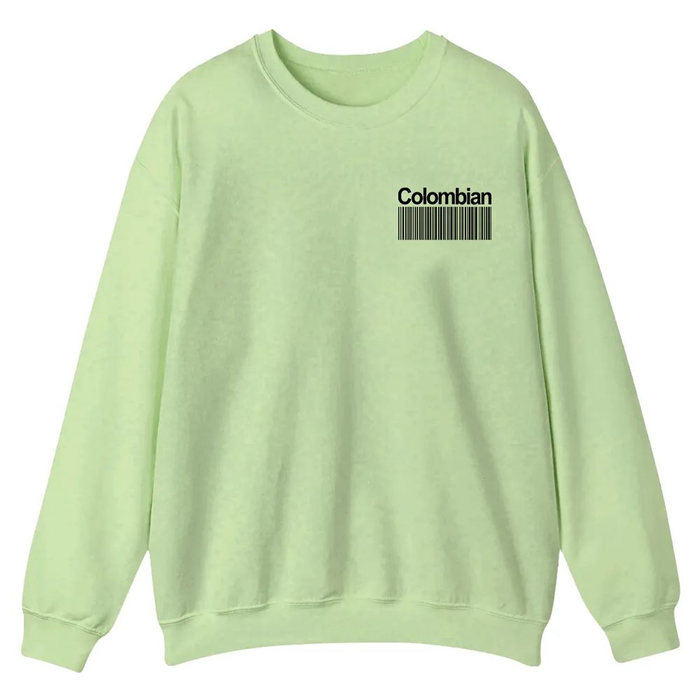 Colombian Unisex Fit  Casual Crewneck Sweatshirt wearishow