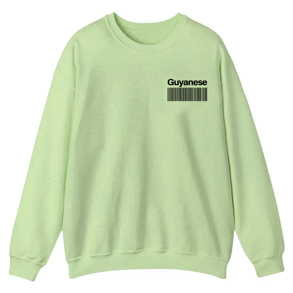 Guyanese Unisex Fit  Casual Crewneck Sweatshirt wearishow