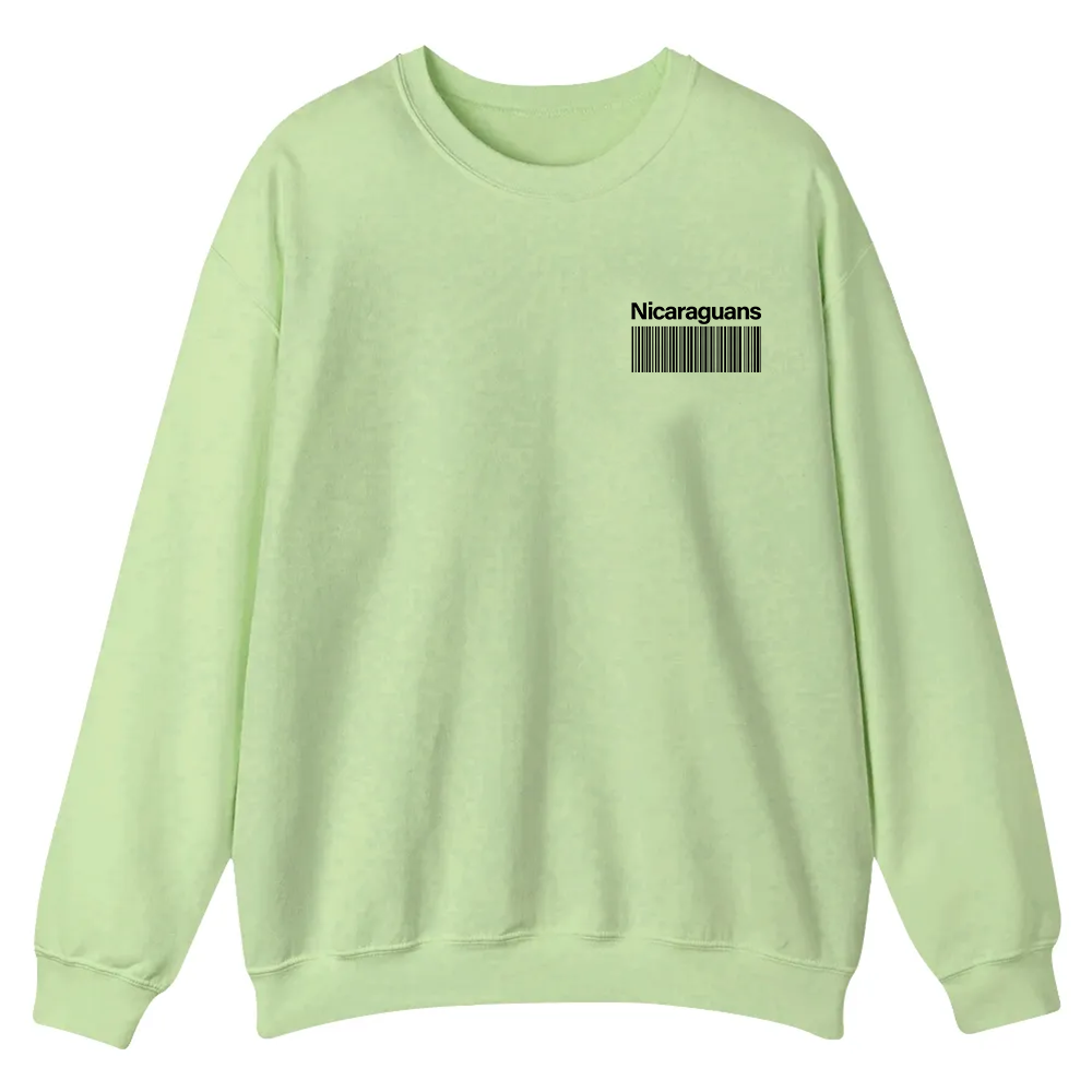 Nicaraguans Unisex Fit  Casual Crewneck Sweatshirt wearishow