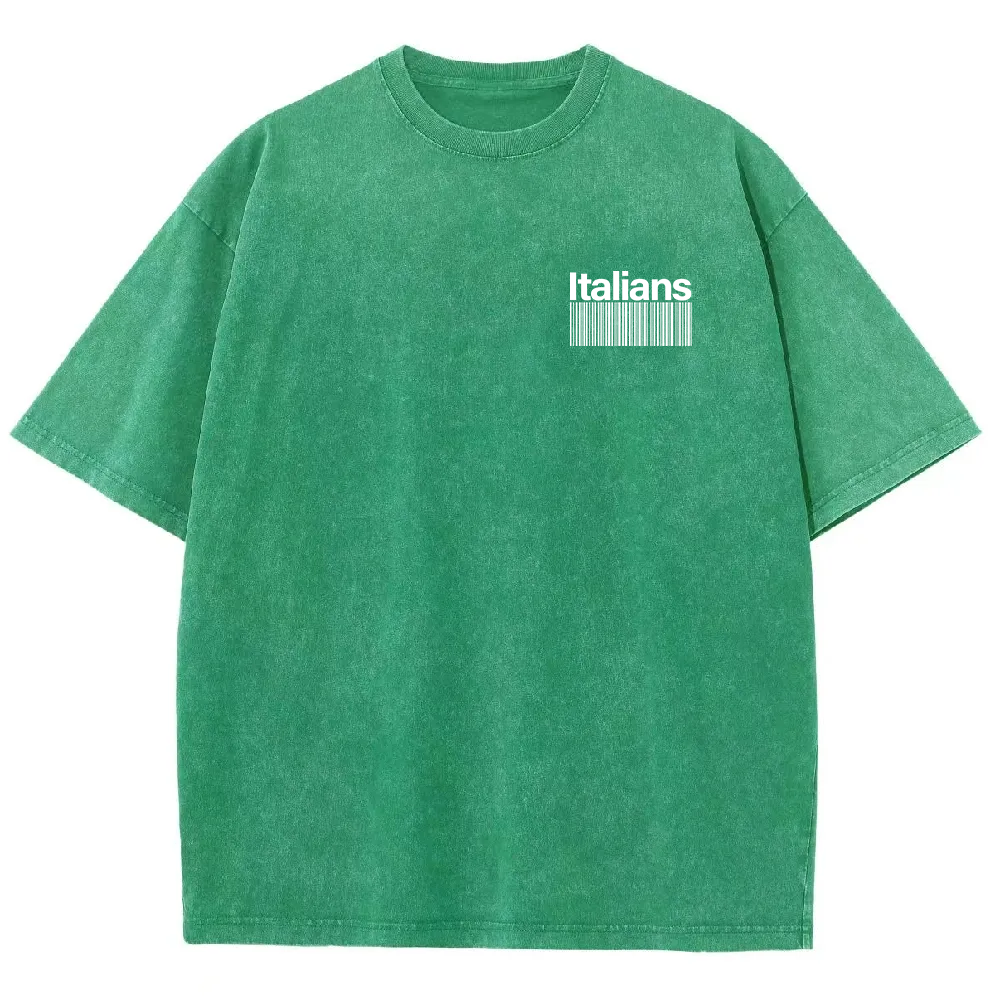 Italians Unisex Fit  Washed T-Shirt