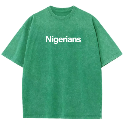 Nigerians Unisex Fit  Washed T-Shirt