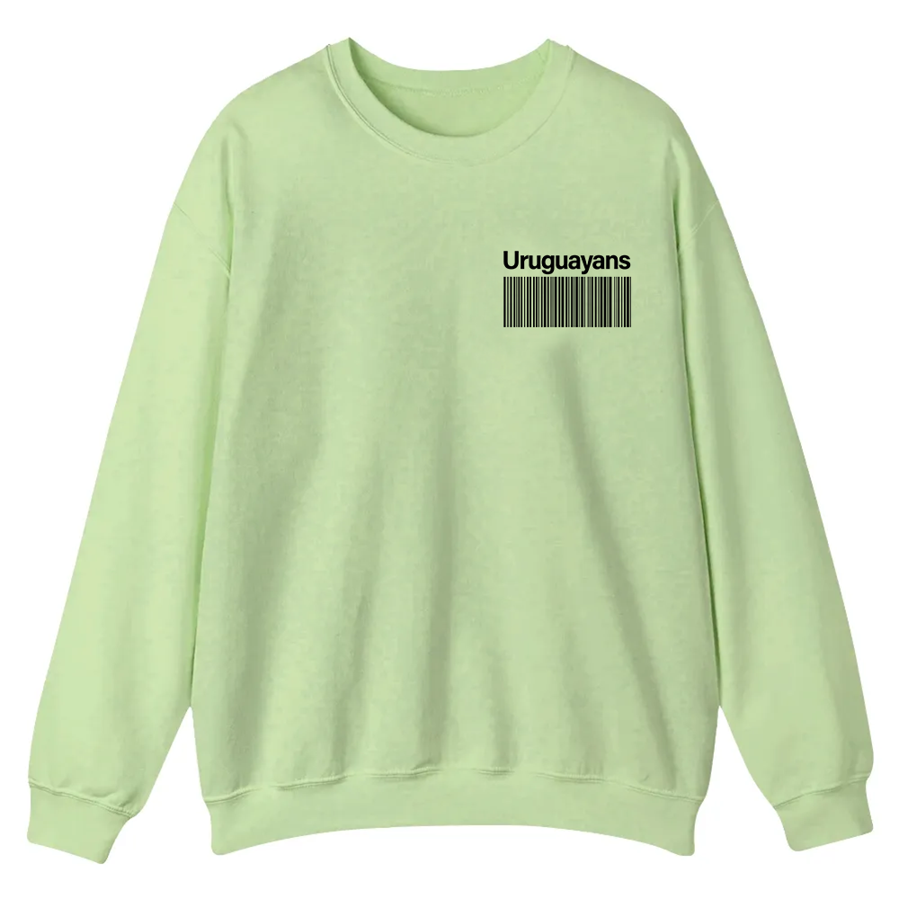 Uruguayans Unisex Fit  Casual Crewneck Sweatshirt wearishow