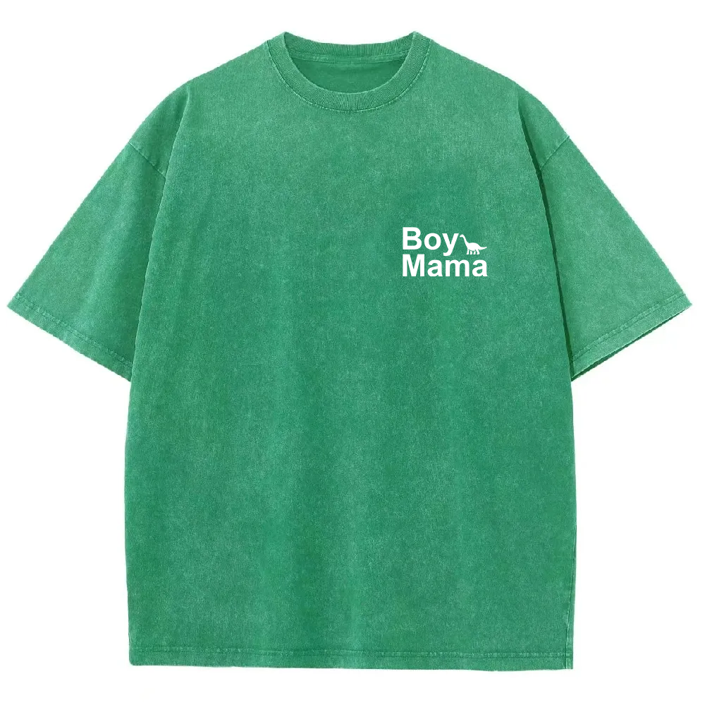 Boy Mama Unisex Fit Washed T-Shirt