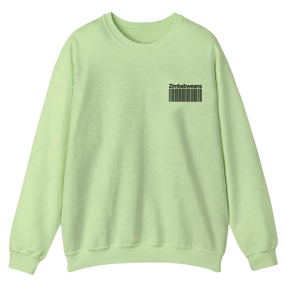 Zimbabweans Unisex Fit  Casual Crewneck Sweatshirt wearishow