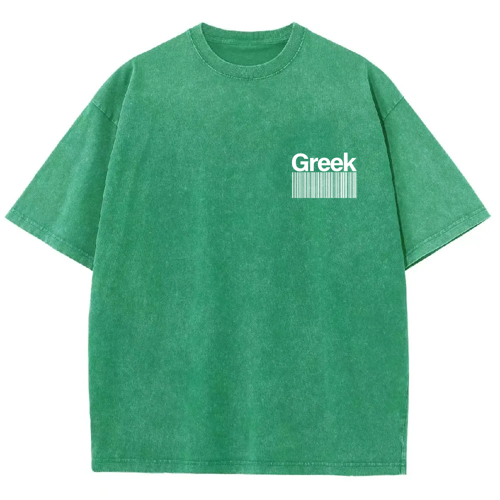 Greek Unisex Fit  Washed T-Shirt