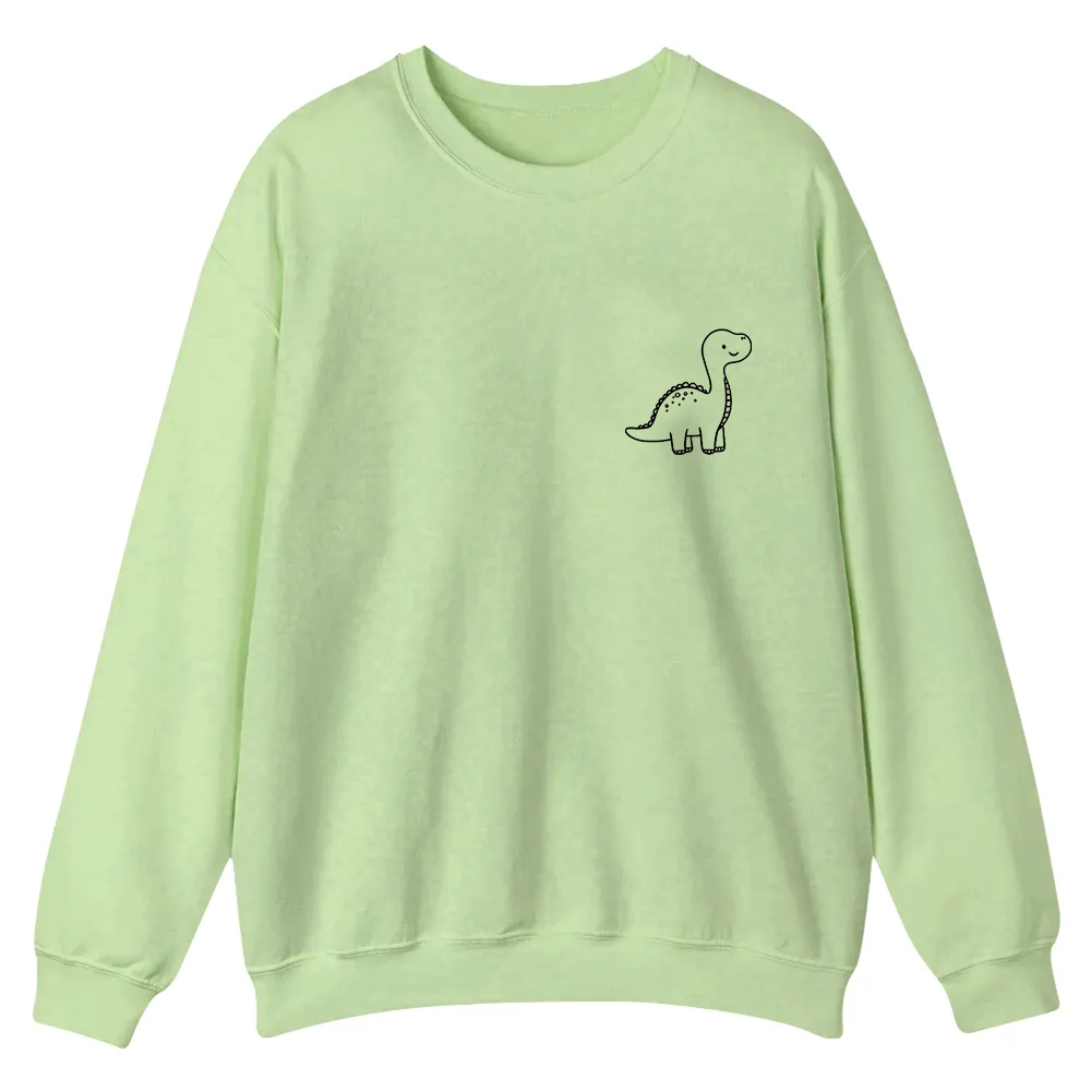 Boy Mom Casual Crewneck Sweatshirt wearishow