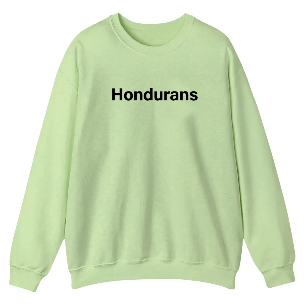 Hondurans Unisex Fit  Casual Crewneck Sweatshirt wearishow
