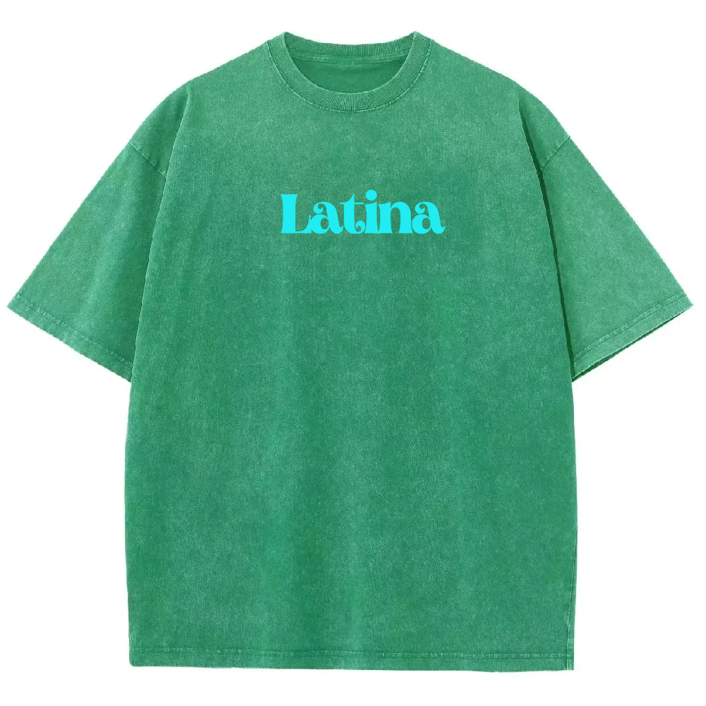 Latina Unisex Fit  Washed T-Shirt