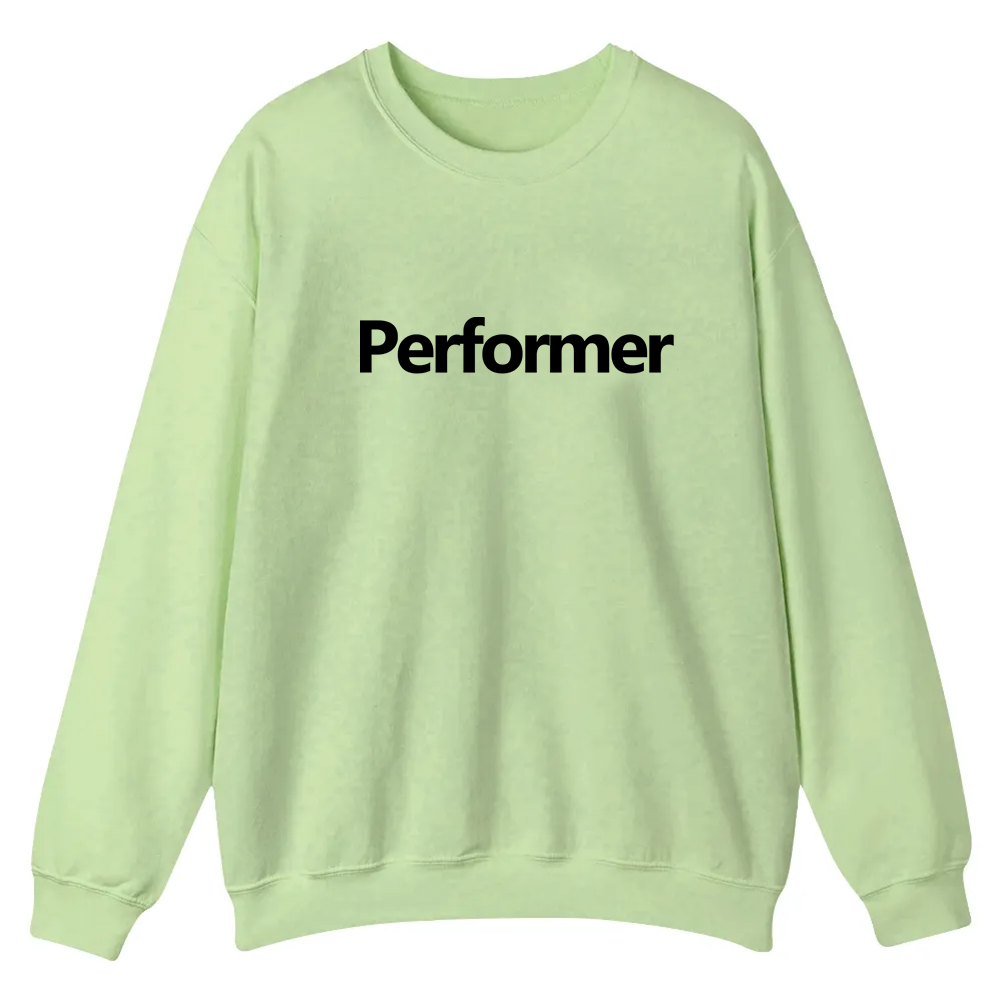 Performer Casual Crewneck Sweatshirt wearishow
