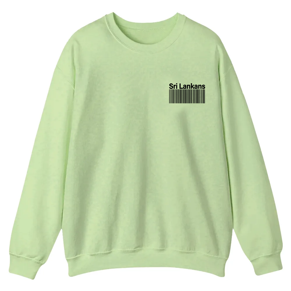 Sri Lankans Unisex Fit  Casual Crewneck Sweatshirt wearishow