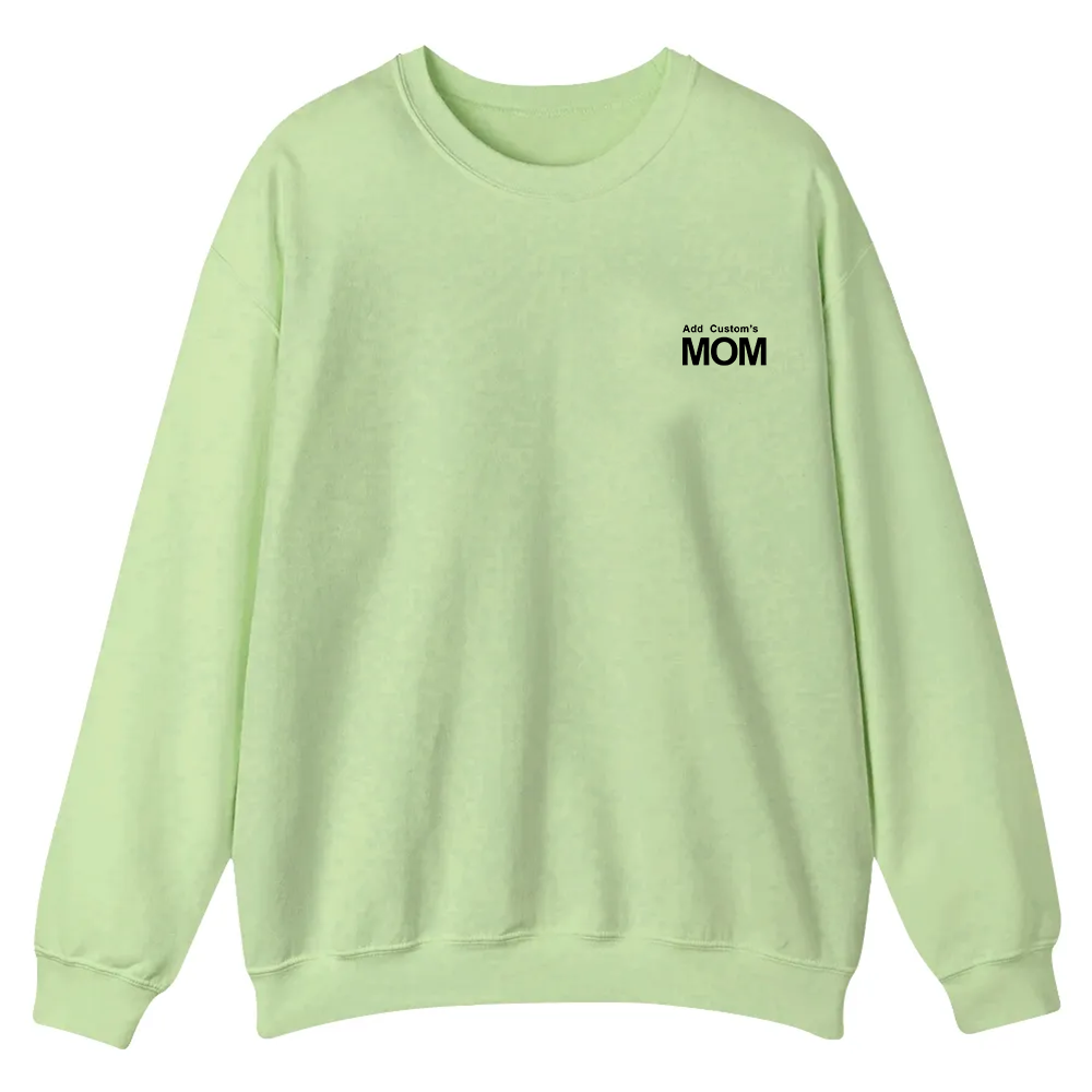 MOM Custom Casual Crewneck Sweatshirt wearishow