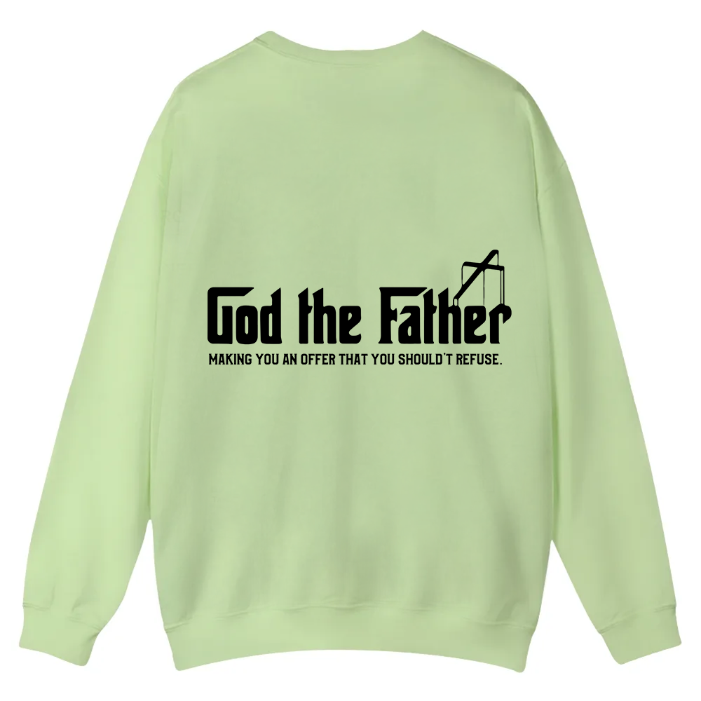 God The Father Christian Casual Crewneck Sweatshirt wearishow