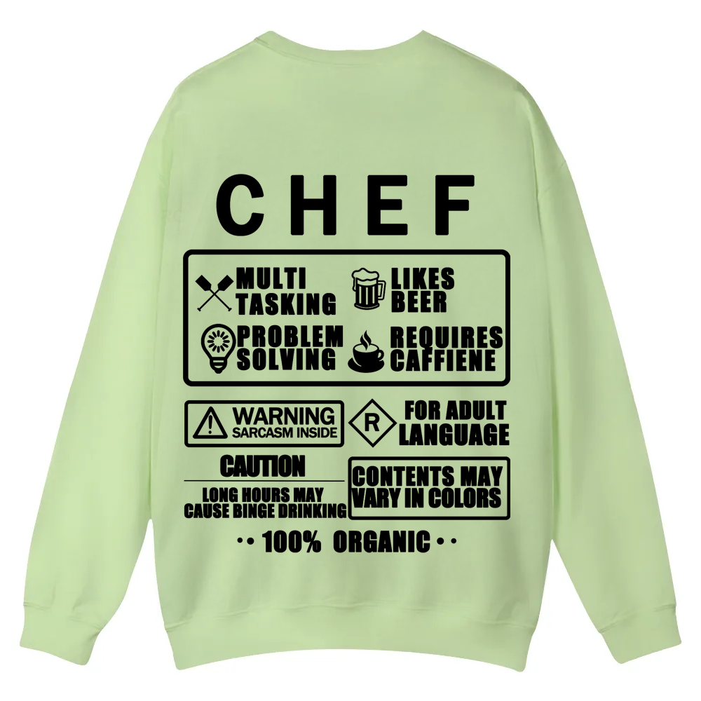  Chef Casual Crewneck Sweatshirt