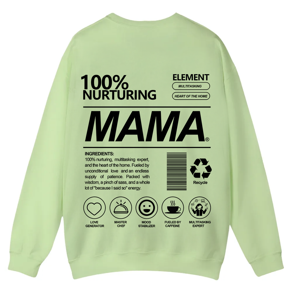 Mama Casual Crewneck Sweatshirt wearishow