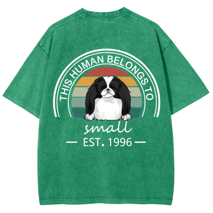 This Human Belongs To - Personalized Custom Unisex T-shirt