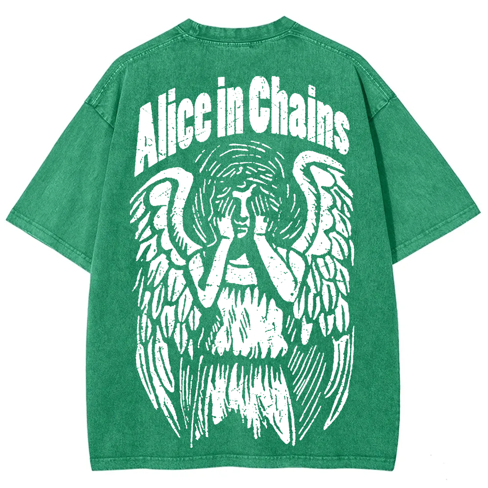 Unisex Vintage Washed Alice In Chains T-Shirt