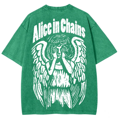Unisex Vintage Washed Alice In Chains T-Shirt