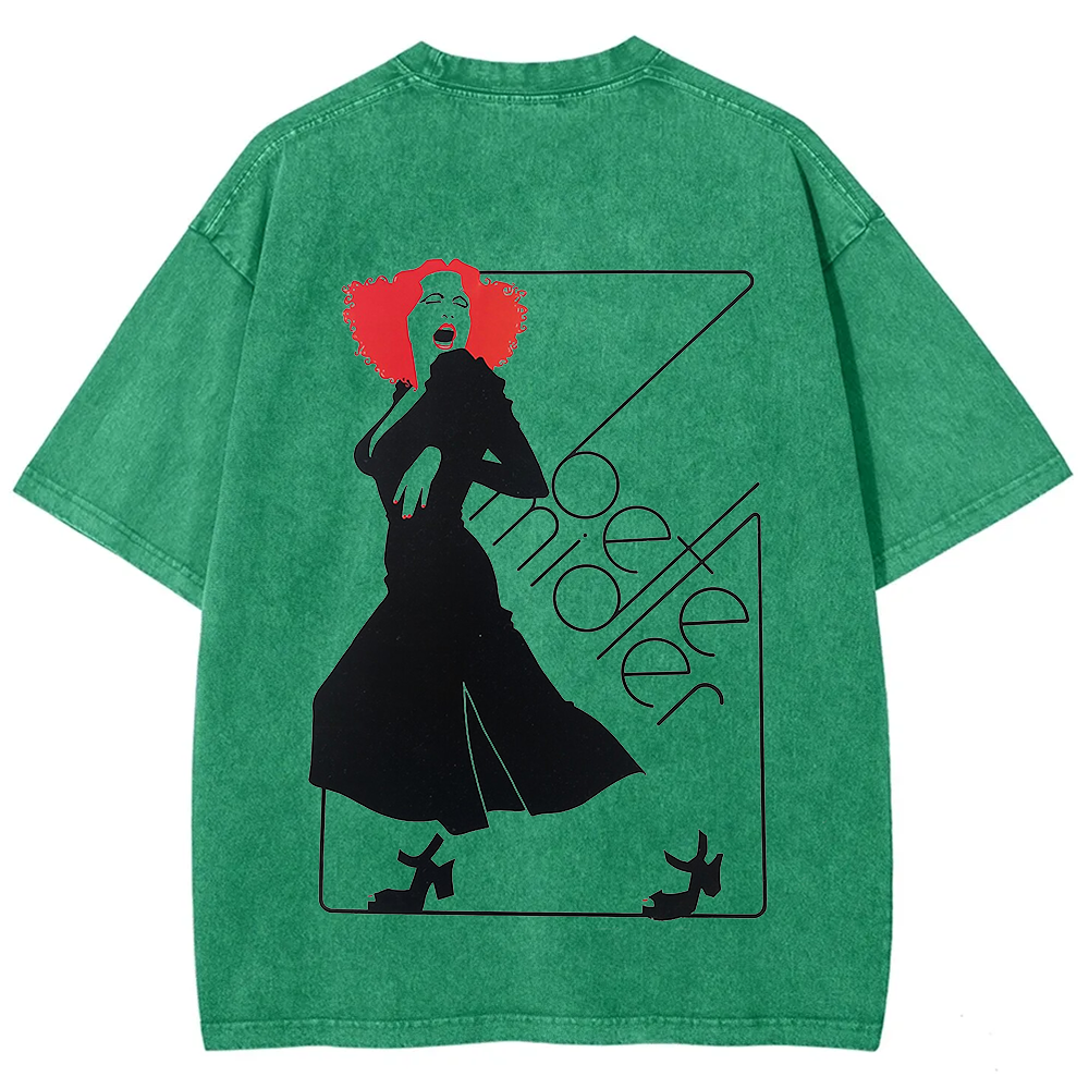 Bette Midler Singer Vintage Washed T-Shirt