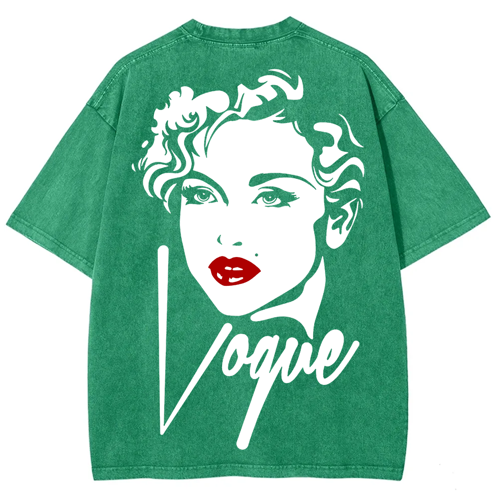  Vintage Washed Madonna Vogue Cover  T-Shirt