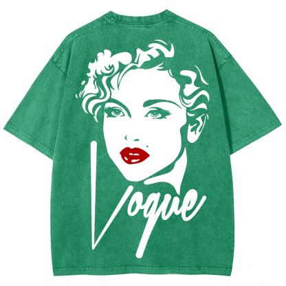  Vintage Washed Madonna Vogue Cover  T-Shirt