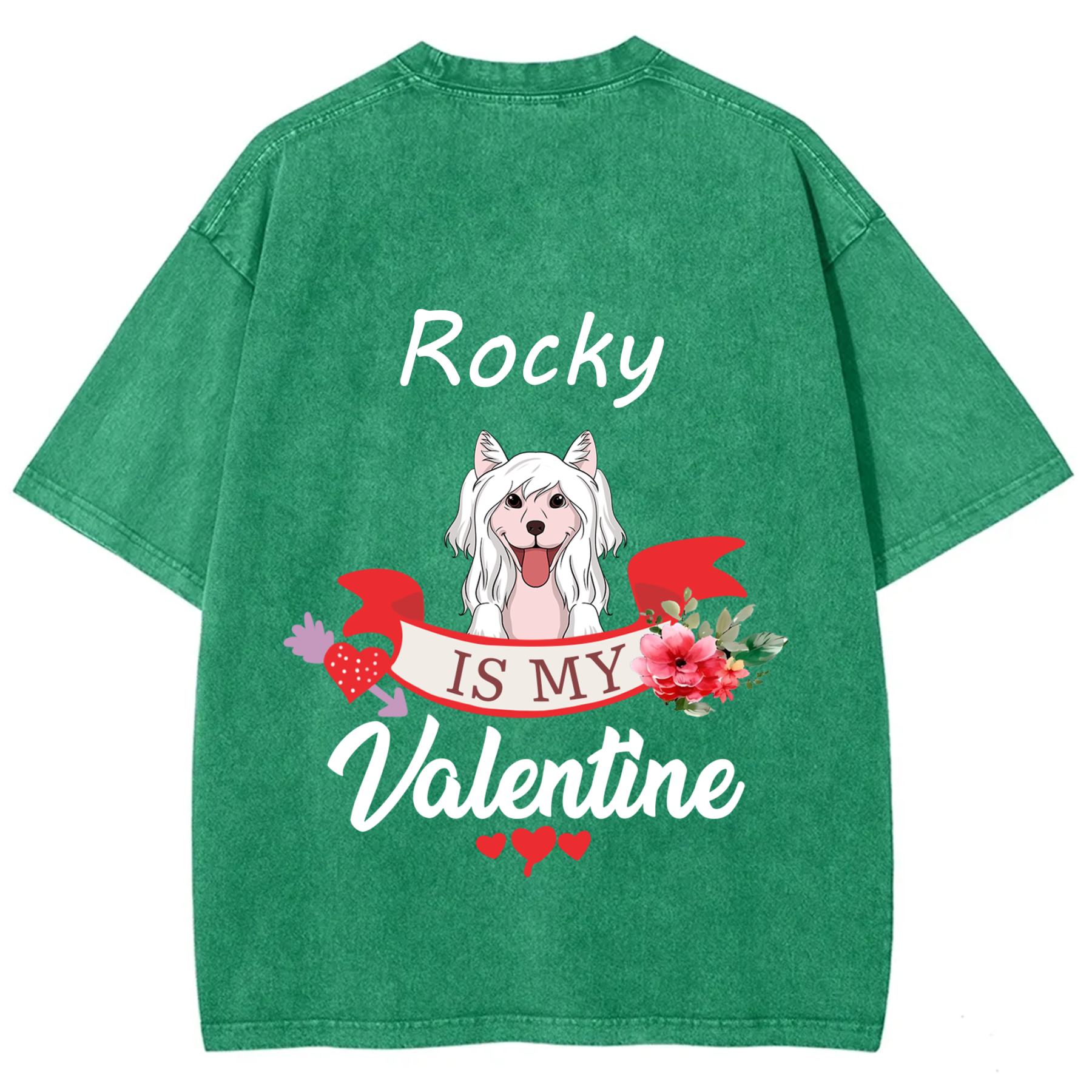 My Dog Is My Valentine Lover - Personalized Custom Unisex T-shirt