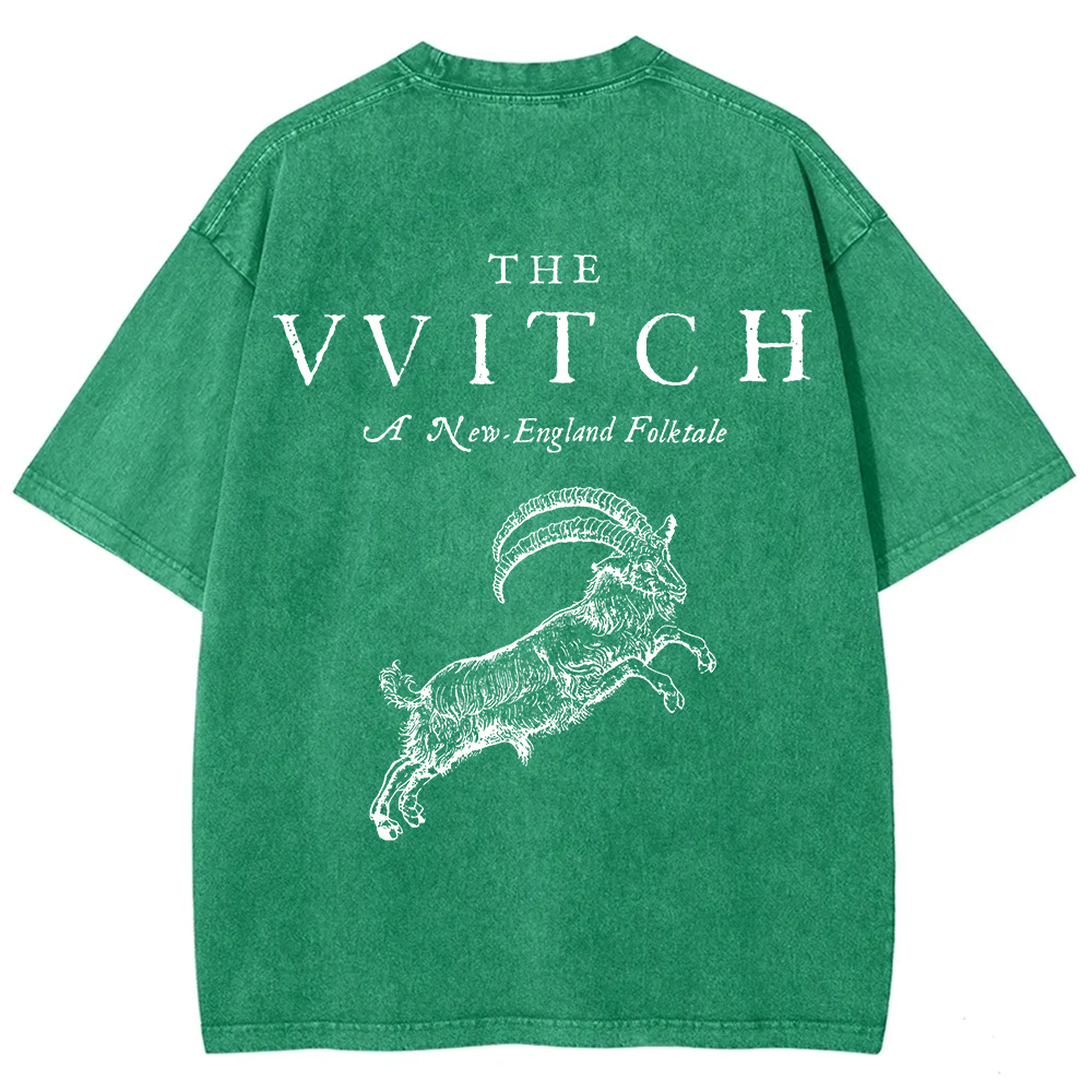 Unisex Vintage Washed The Witch  T-shirt