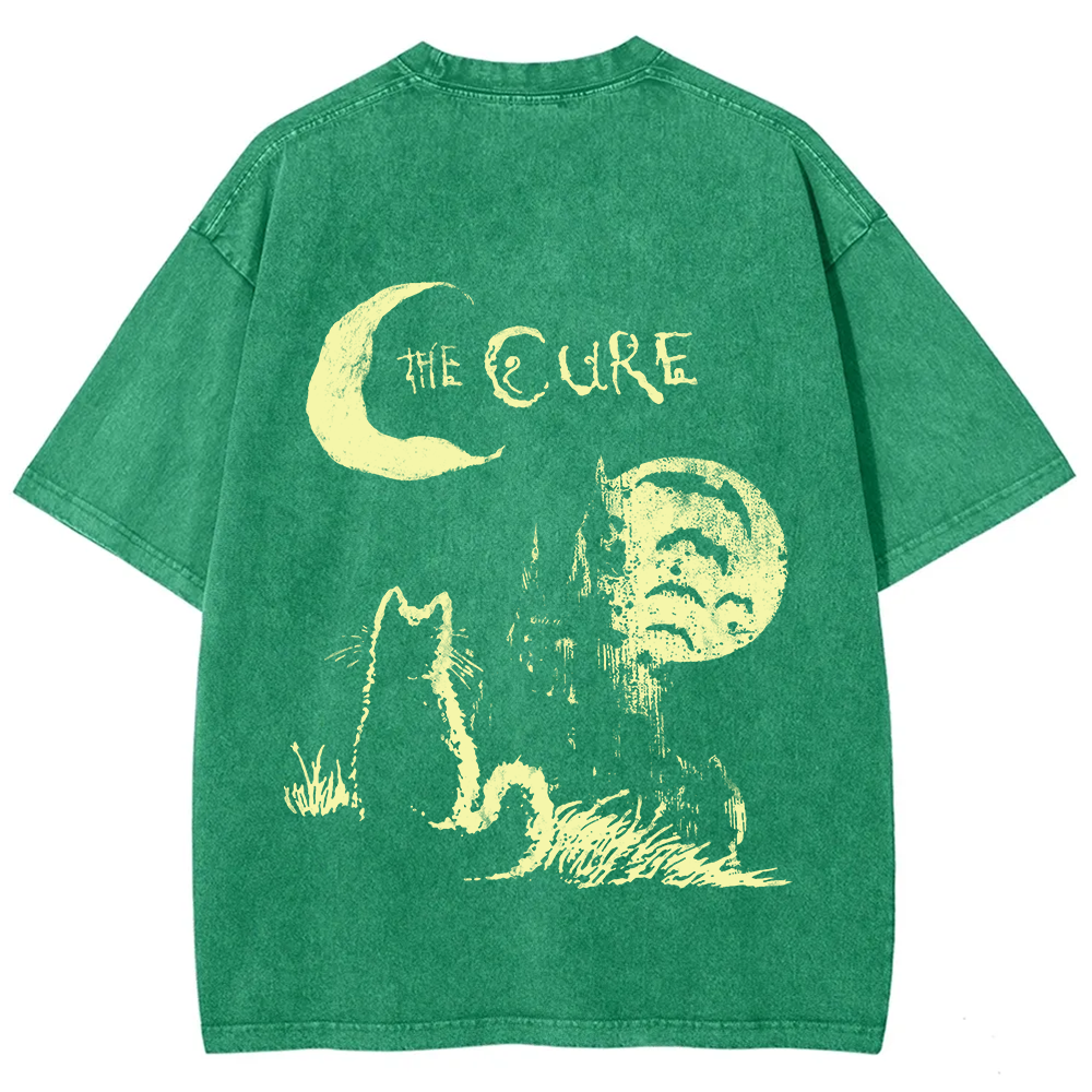  Unisex Vintage Washed The Cure Tank Top T-Shirt