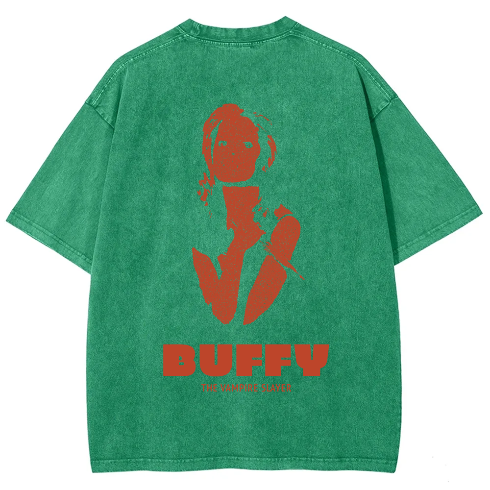 Buffy The Vampire Slayer TV Series Vintage Washed T-Shirt
