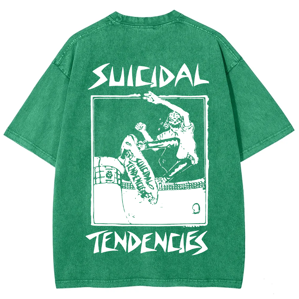 Suicidal Tendencies Band Vintage Washed  T-Shirt