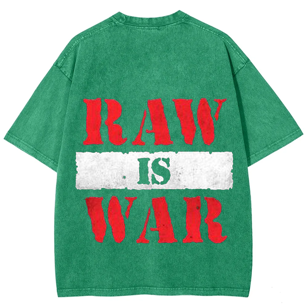 Wrestling WWE Raw Vintage Washed T-Shirt