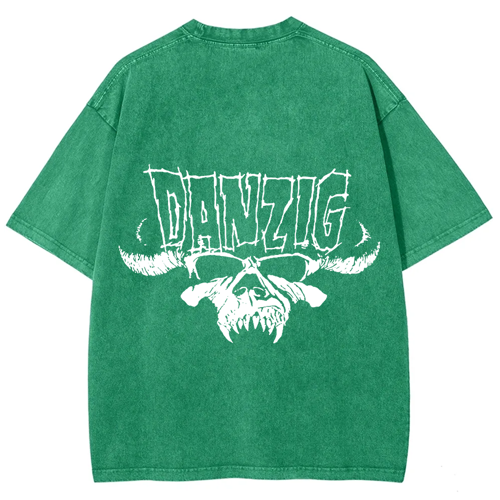 Unisex Vintage Washed DANZIG T-Shirt