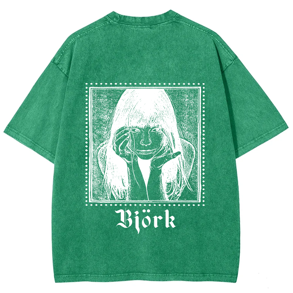 Björk Singer Vintage Washed T-Shirt