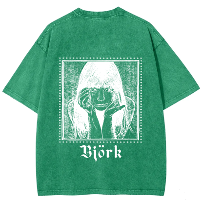 Björk Singer Vintage Washed T-Shirt