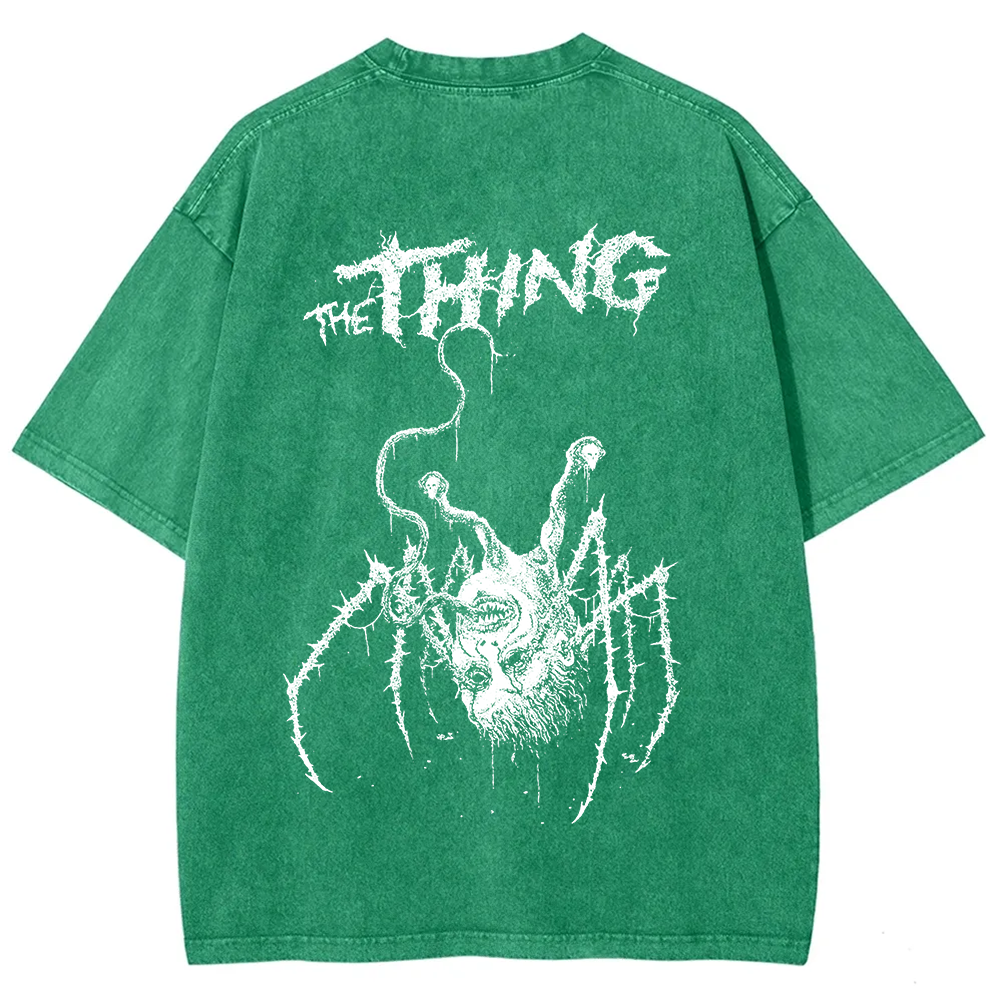 Unisex Horror The thing Print T-Shirt