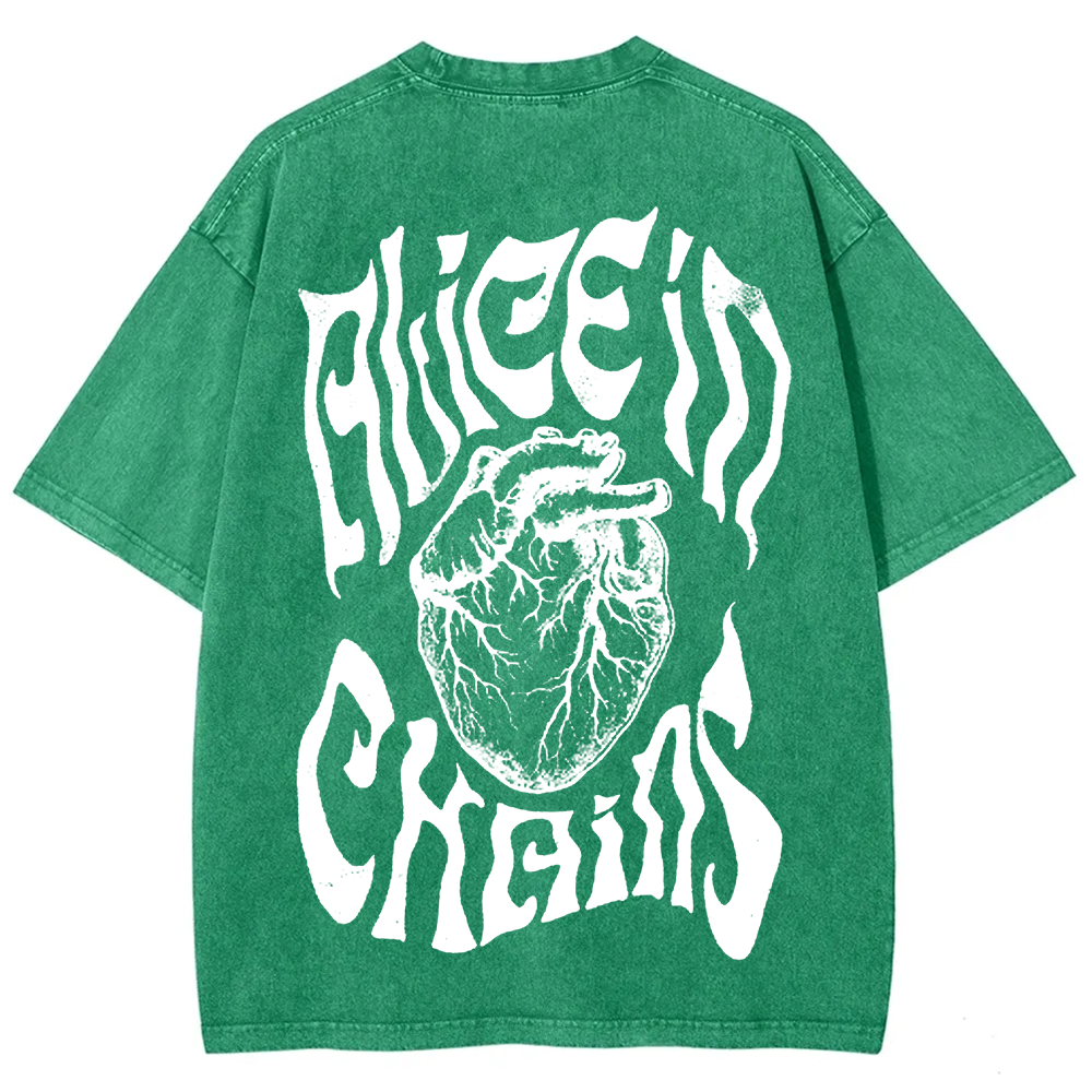 Unisex Vintage Washed Alice in Chains T-Shirt
