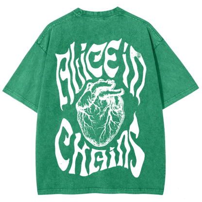 Unisex Vintage Washed Alice in Chains T-Shirt
