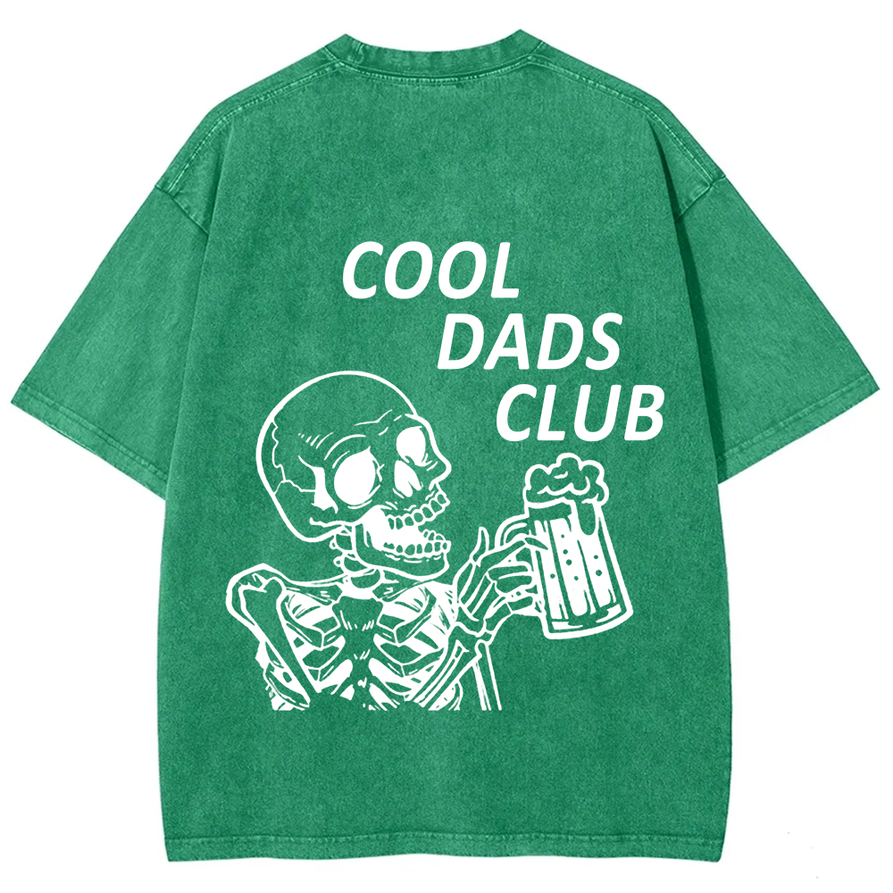 Cool Dads Club Unisex Fit Washed T-Shirt