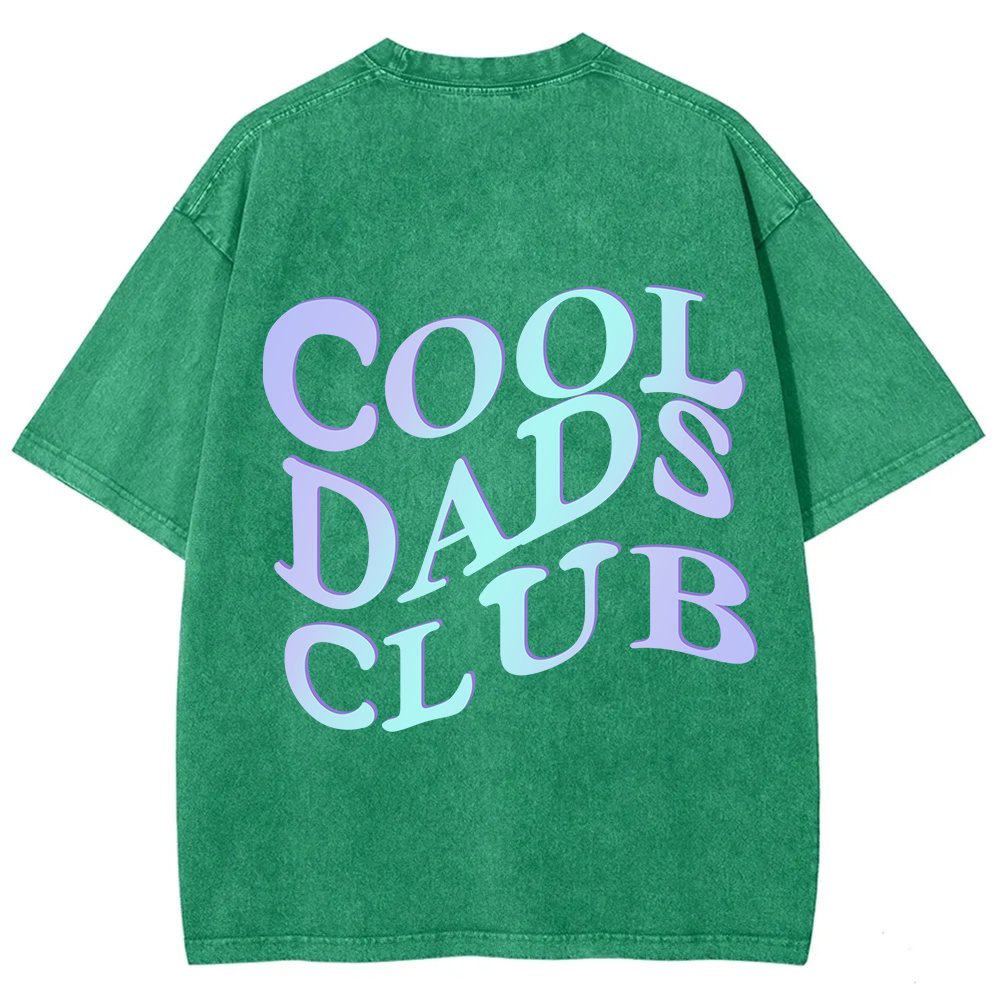 Cool Dads Club Snowflake Vintage Cotton T-Shirt