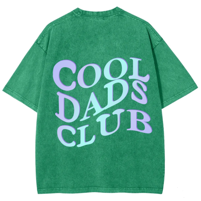 Cool Dads Club Snowflake Vintage Cotton T-Shirt