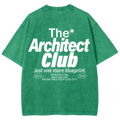 The Architect Club Unisex Fit Washed T-Shirt